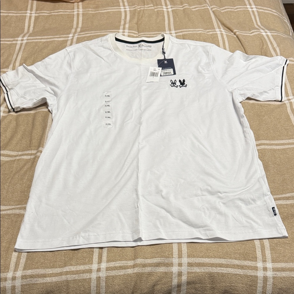 Psycho Bunny White Short Sleeve Tee